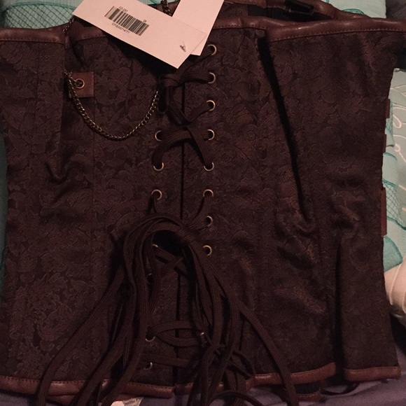 Steampunk Steel boned corset. - Picture 2 of 3